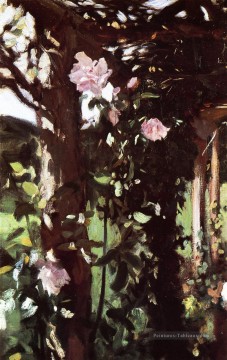 Un Roses Rose Trellis à Oxfordshire John Singer Sargent Peinture à l'huile